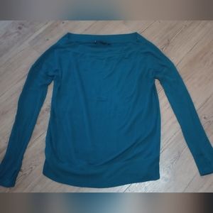 ATHLETA Flow Top Blue Oversized Size Women's Medium